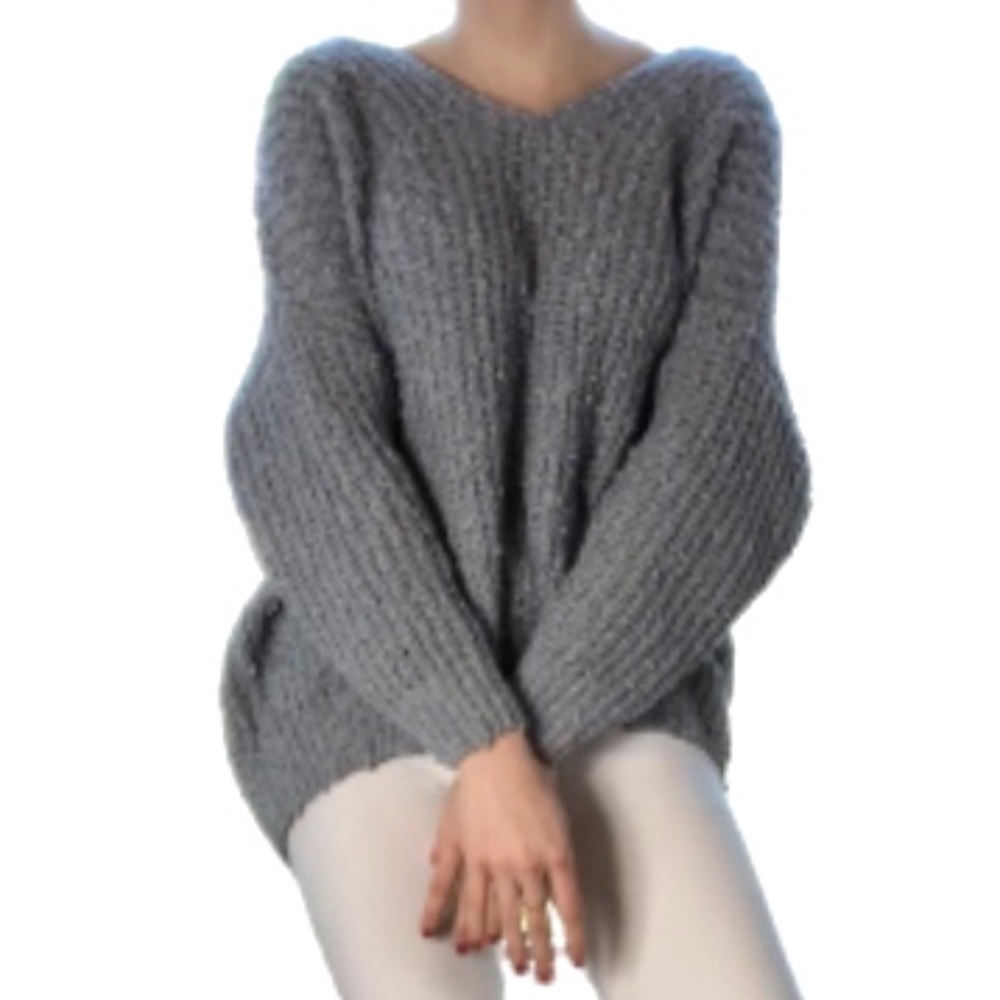 Gray Knit Sweater
